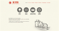 Desktop Screenshot of de-ster.com