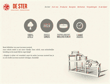Tablet Screenshot of de-ster.com